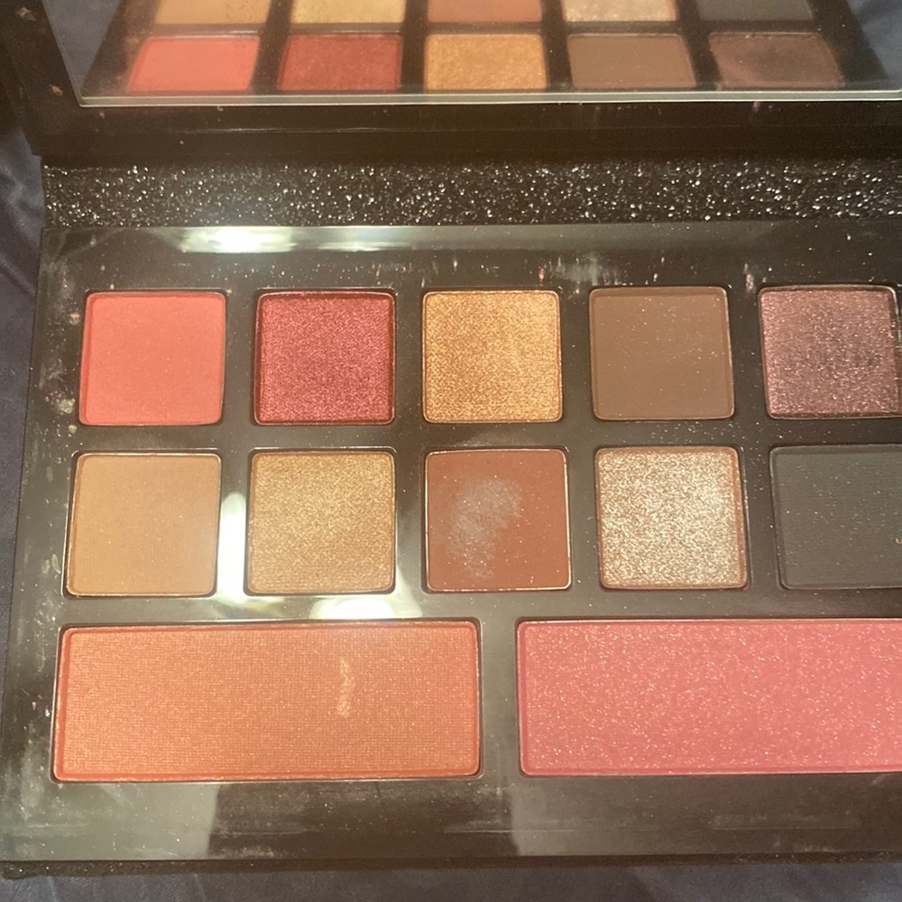 lancôme swatched Eyeshadow and blush palette